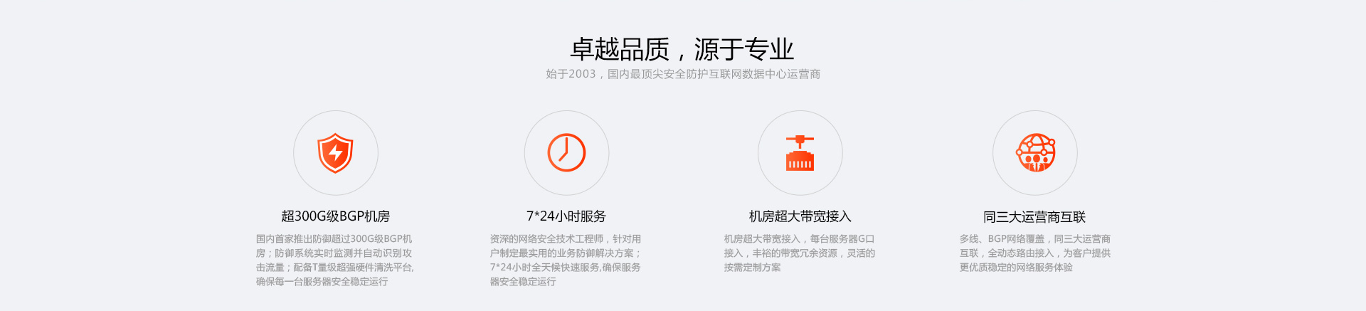 卓越品质,源于专业